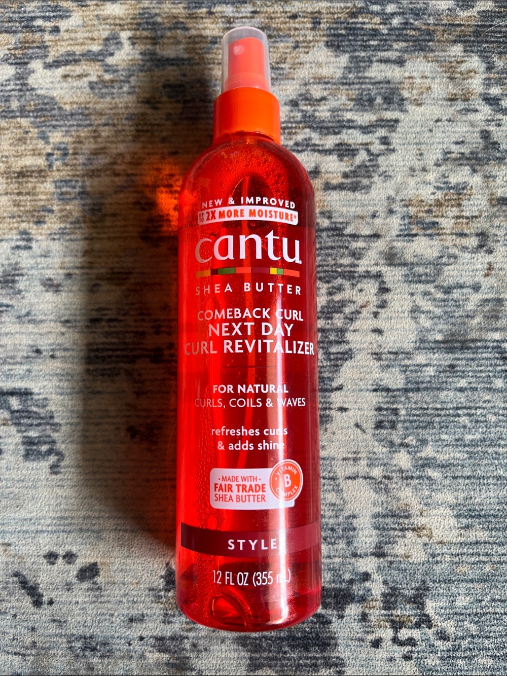 Cantu Shea Butter Comeback Curl Next Day Curl Revitalizer - Red